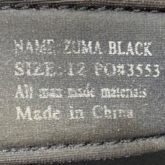 ABEO Zuma Post Flip Flop Sandals Black Size 12 main image 5